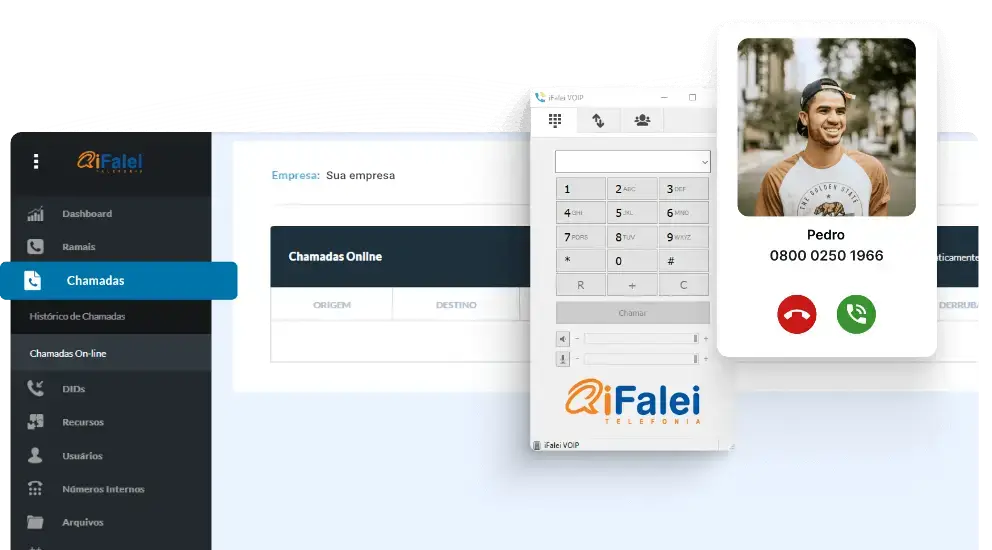 Número Virtual 0800 é com iFalei